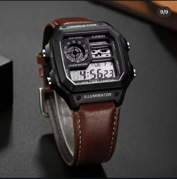 Casio AE-1200 Illuminator Camel Brown